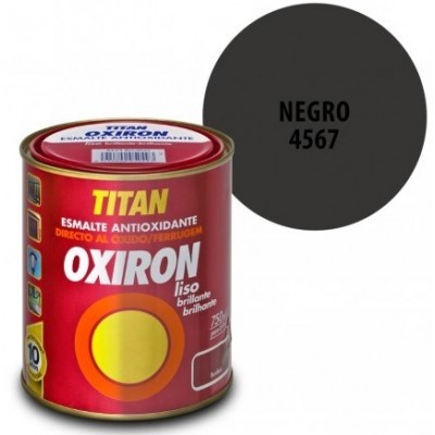 ESMALTE NEGRO   4L  ANTIOXIDANTE OXIRON LISO 4567