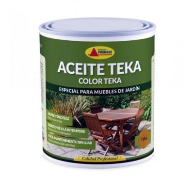 ACEITE PARA TECA PROMADE 750ml  AL DISOLVENTE