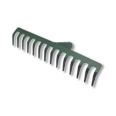 RASTRILLO JARDIN 16 PUAS 425mm SIN MANGO FLO