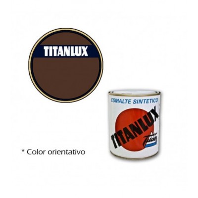 ESMALTE PARDO  750ml TITANLUX   517 