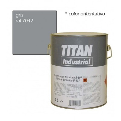 IMPRIMACION GRIS  4L  ANTIOXIDANTE   RAL 7042  807 TITAN