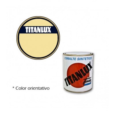 ESMALTE CREMA   250ml TITANLUX  586  VER 125