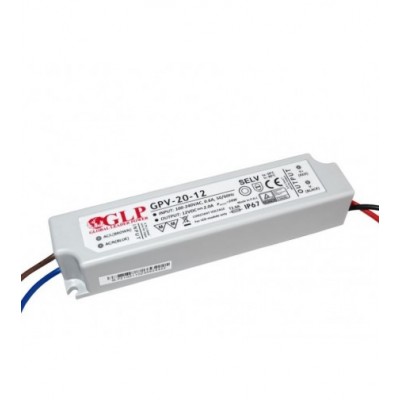 TRANSFORMADOR 12V 1.7A PARA TIRA DE LED 5mLU***