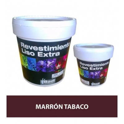 REVESTIMIENTO LISO EXTRA 25 MARRON TABACO 20Kg