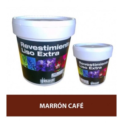 REVESTIMIENTO LISO EXTRA 26 MARRON CAFE 20Kg