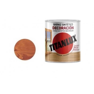 BARNIZ TINTE SATINADO DECORACION TECA 750ml ***