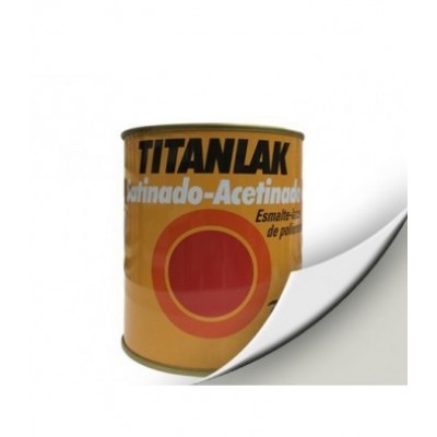 ESMALTE BLANCO   750ml PIEDRA TITANLAK SATINADO 