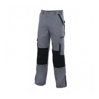 PANTALON BICOLOR HOMBRE GRIS/NEGRO  T-L S/PLOMO