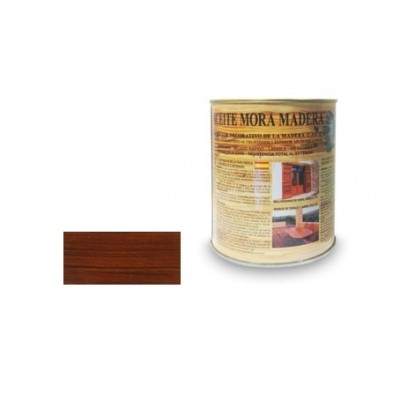 ACEITE MORA COLOR MADERA SATINADO NOGAL   1 L