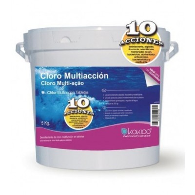 CLORO 10 ACCIONES DE 200
gr 5Kg QP