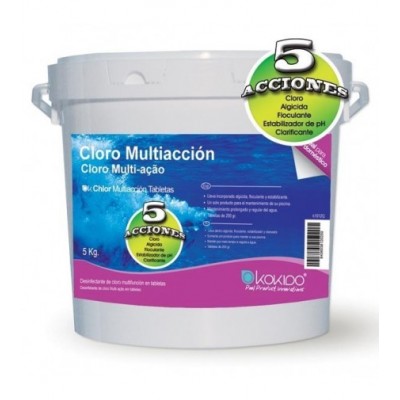 CLORO  4 ACCIONES  DE 200gr 5Kg QP 