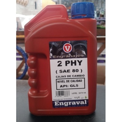 ENGRAVAL 2 PHY SAE-80 CAJA CAMBIO MOTOAZADA 1L