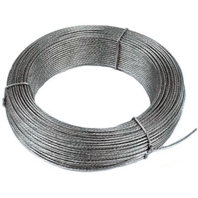 CABLE ACERO   25 MTS ROLLO  6 MM 6 X 7 + 1