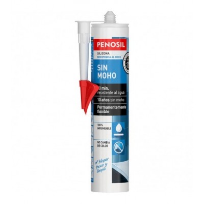 SILICONA  SANITARIA BLANCA SIN MOHO PENOSIL  300ml OL