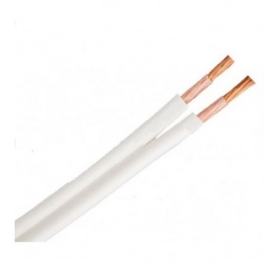 CABLE 2x1mm² PARALELO BLANCO POLARIZADO -GS M/LINEAL