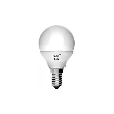 BOMBILLA ESFERICA LED E14 5 W 6500 K  FA