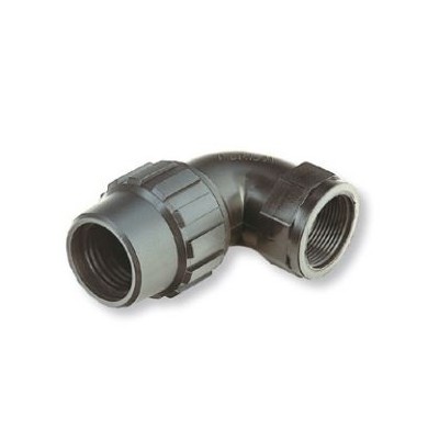 CODO FITTING 90º ROSCA HEMBRA P.E. 32   - 1"   