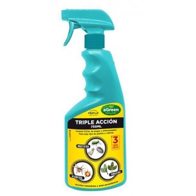 SPRAY INSECTICIDA TRIPLE ACCION QUIMICO 750ml 