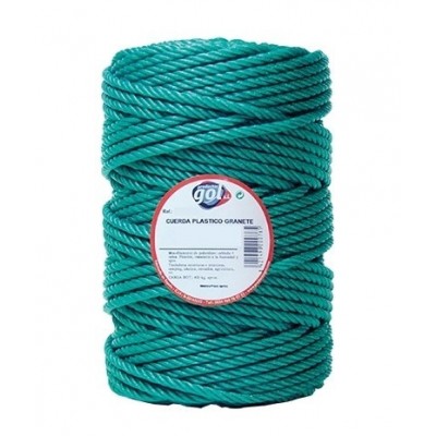 CUERDA PLASTICO VERDE 5m (Rollo 100m)