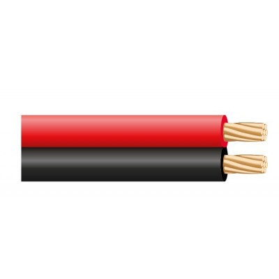 CABLE 2x0.75mm² PARALELO ROJO Y NEGRO  M/L (Bob pequeña)