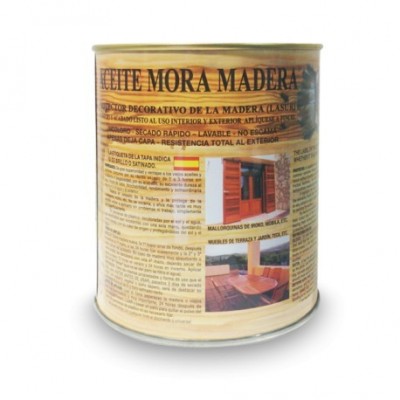 ACEITE SINTETICO MADERA SATINADO  1 L MORA