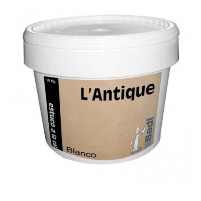 L´ANTIQUE ESTUCO A LA CAL Nº 00 BLANCO 10Kg