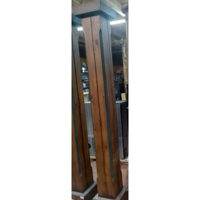 COLUMNA MADERA CUADRADA 2.5m