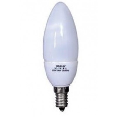 BOMBILLA BAJO CONSUMO VELA E14 11W BLANCA-4200K