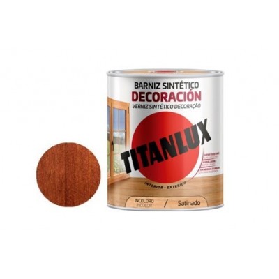 BARNIZ TINTE SATINADO DECORACION CAOBA 750ml