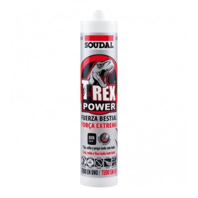 POLIMERO BLANCO SUPER T-REX  290ml SOUDAL