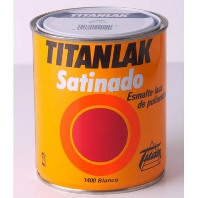 ESMALTE BLANCO  4L TITANLAK SATINADO