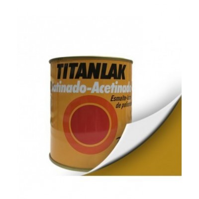 ESMALTE OCRE  750ml  TITANLAK SATINADO 