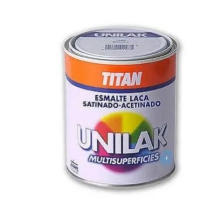 ESMALTE BLANCO  4L  UNILAK SATINADO ***