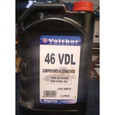 ACEITE 46VDL HIDROVAL 5L COMPRESOR TORNILLO