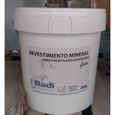 Revestimiento Mineral Fino para Polietileno Expandido 20Kg