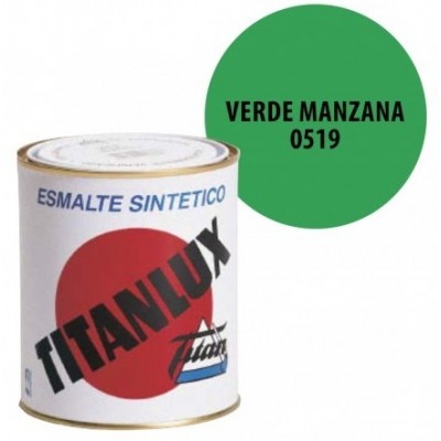 ESMALTE VERDE MANZANA 519 750ml TITANLUX***