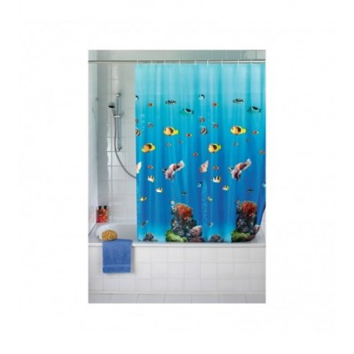 CORTINA BAÑO PVC 180x200cm 19122 OCEAN WENKO