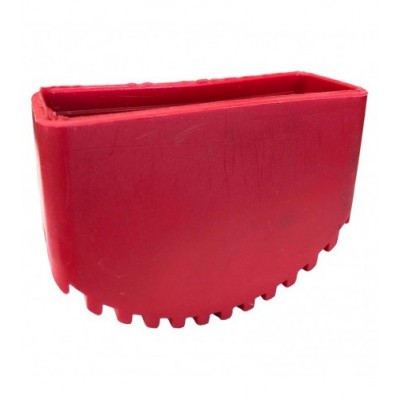 TACO BASE ESCALERA ALUMINIO P07 ROJO 25 x 80mm FAR