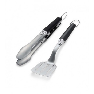 Set de 2 accesorios de acero inox. Weber® - Versión compacta