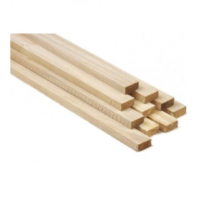 LISTON MADERA PINO SIN CEPILLAR  1 x 3 x 250cm