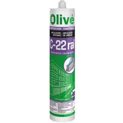 SILICONA  CONSTRUCCION NEUTRA GRIS  C-22 300ml OL