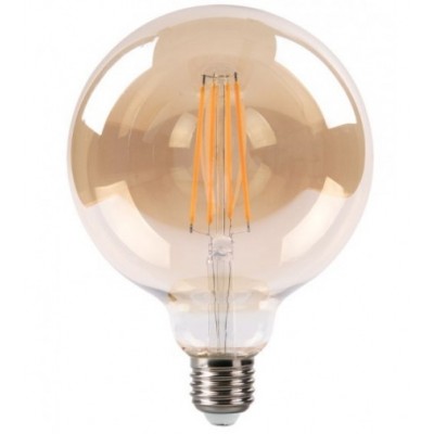 BOMBILLA JADIR LED GLOBO FILAMENTO 8 W 2700k  Ambar E27 FA