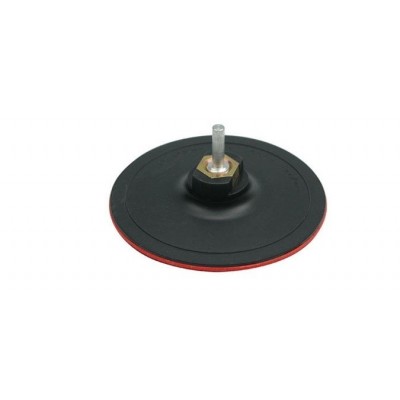 DISCO GOMA TALADRO/AMOLAD 125mm VELCRO C/VASTAGO 8316 VOREL