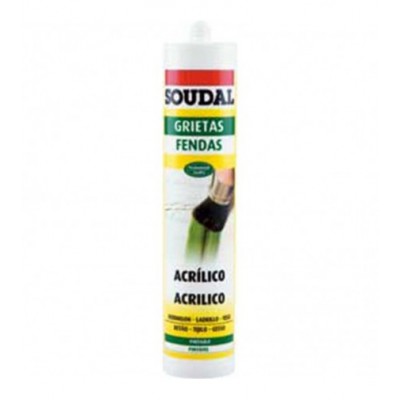 MASILLA ACRILICA BLANCA 310ml SOUDAL 