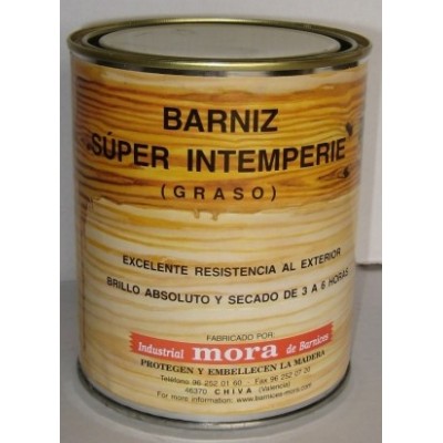 BARNIZ UNIV. BRILLANTE SUPER INTEMPERIE 1 L