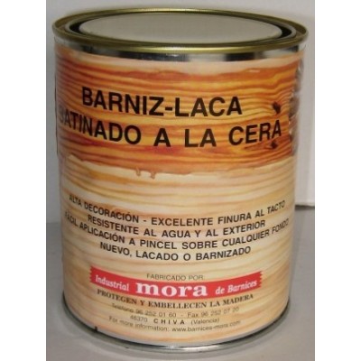 BARNIZ LACA SATINADO A LA CERA 1 L