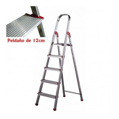 ESCALERA ALUMINIO DOMESTICA 03 PELDAÑOS SUPER-12  RO